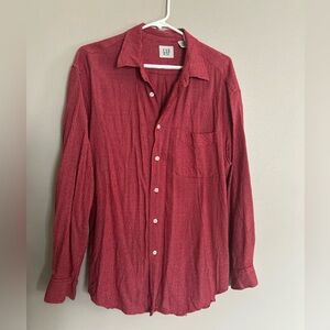 GAP Red Plaid Shirt